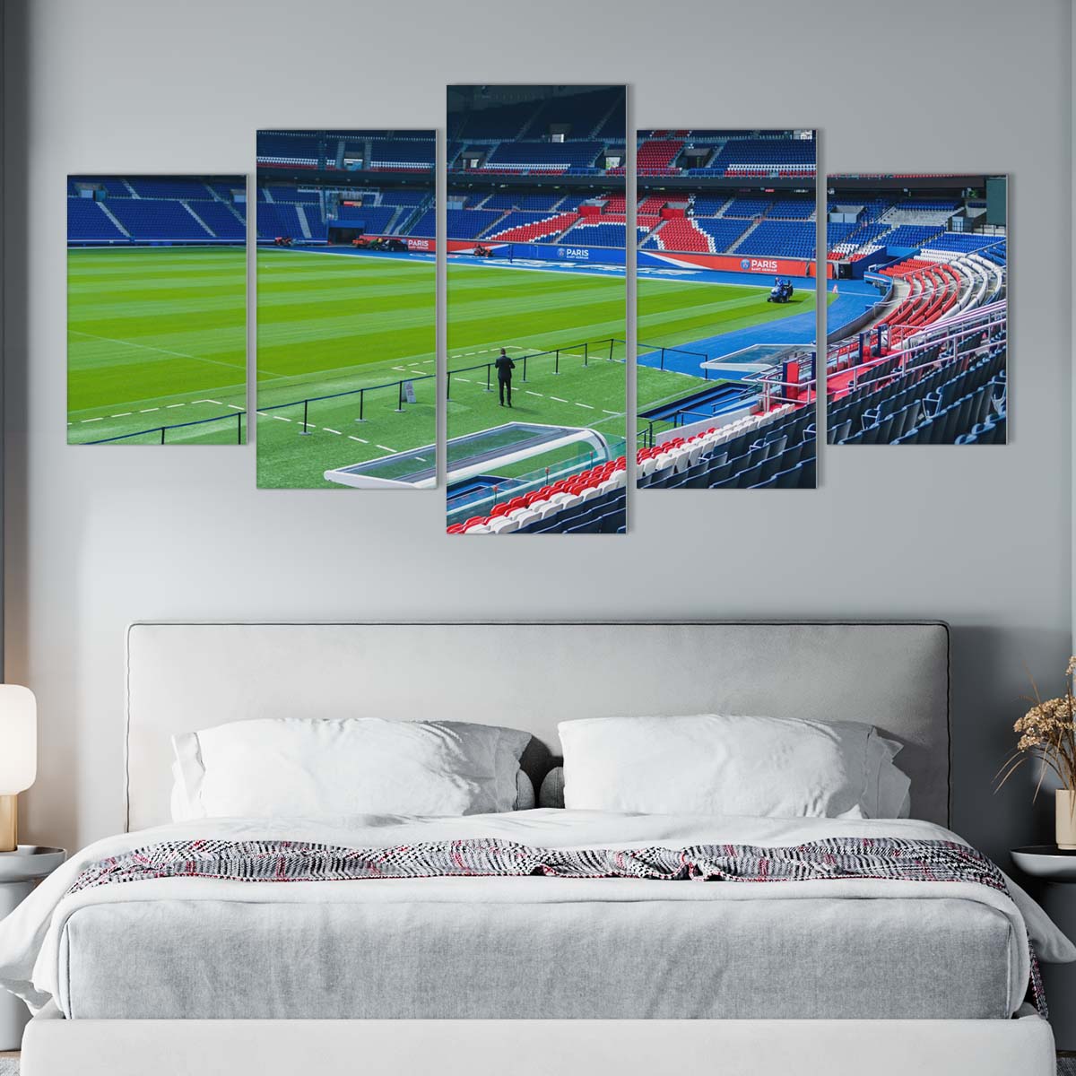 Tableau Paris Saint Germain FC PSG Stade 3 Toile Avec Cadre