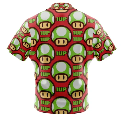 Chemise hawaïenne 1Up Mushroom Mario Bros – Image 3