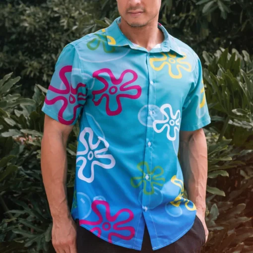 Chemise hawaïenne Motif Bikini Bottom Bob l'éponge – Image 3