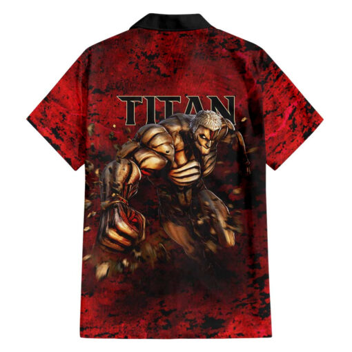 Chemise hawaïenne Titan Cuirassé – L’Attaque des Titans – Image 2