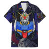 Chemise hawaïenne Gundam abstrait - fond artistique