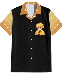 Chemise hawaïenne Zenitsu Agatsuma - Demon Slayer