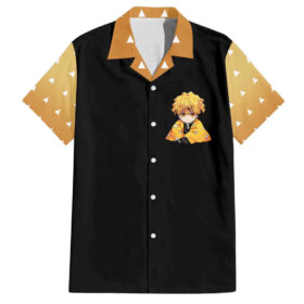 Chemise hawaïenne Zenitsu Agatsuma – Demon Slayer
