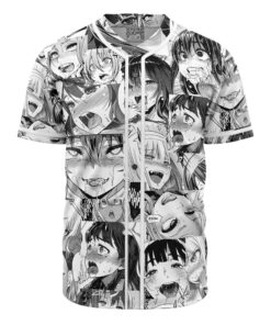 Maillot de baseball Collage Manga Ahegao