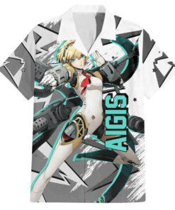 Chemise hawaïenne Aigis - Persona - style cyber