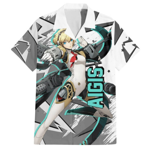 Chemise hawaïenne Aigis - Persona - style cyber