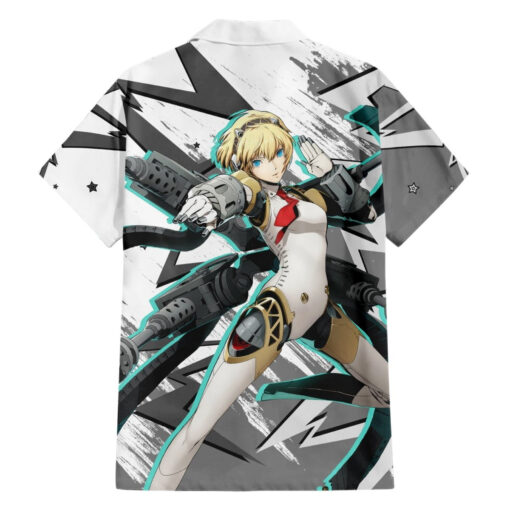 Chemise hawaïenne Aigis - Persona - style cyber – Image 2