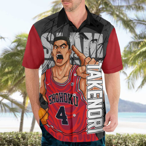 Chemise hawaïenne Takenori Akagi - Slam Dunk – Image 3