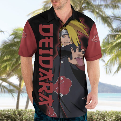 Chemise hawaïenne Deidara - Akatsuki - Naruto – Image 3