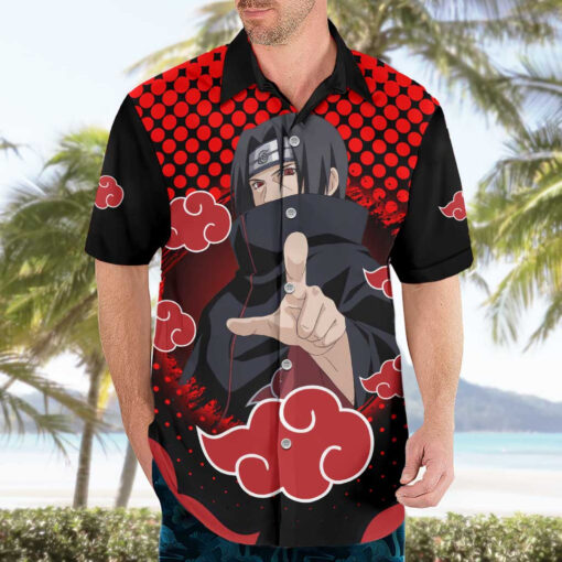 Chemise hawaïenne Itachi - Akatsuki - Naruto – Image 3
