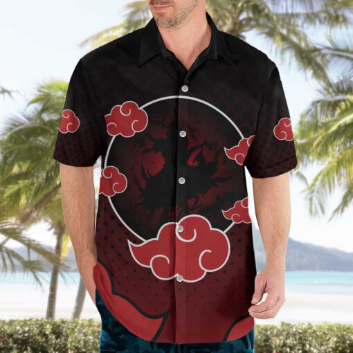 Chemise hawaïenne Itachi Uchiwa - Naruto – Image 3