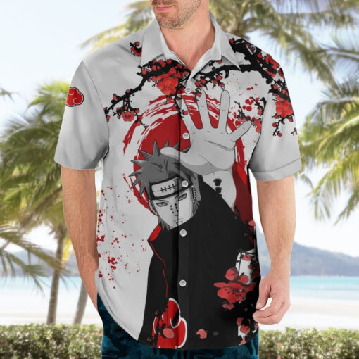 Chemise hawaïenne Pain - Akatsuki - style japonais – Image 3