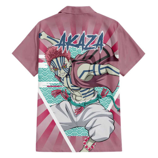 Chemise hawaïenne Akaza - Demon Slayer – Image 2