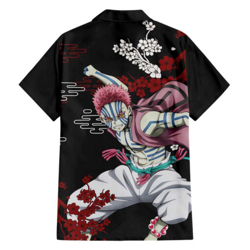 Chemise hawaïenne Akaza - style anime japonais – Image 2