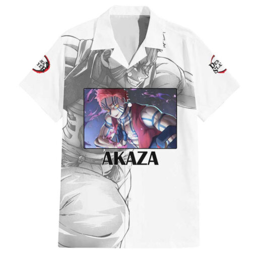 Chemise hawaïenne Akaza - Kimetsu no Yaiba - art nippon
