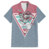 Chemise hawaïenne Akaza - Demon Slayer - motif japonais