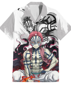 Chemise hawaïenne Akaza - Demon Slayer