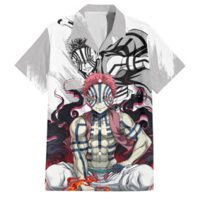 Chemise hawaïenne Akaza – Demon Slayer