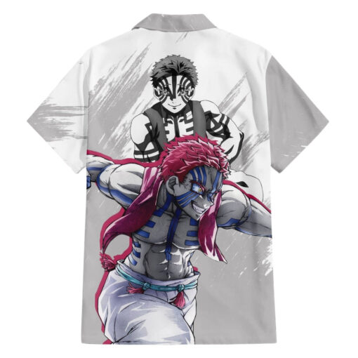 Chemise hawaïenne Akaza - Demon Slayer – Image 2
