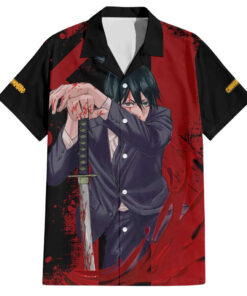 Chemise hawaïenne Aki Hayakawa - anime Chainsaw Man