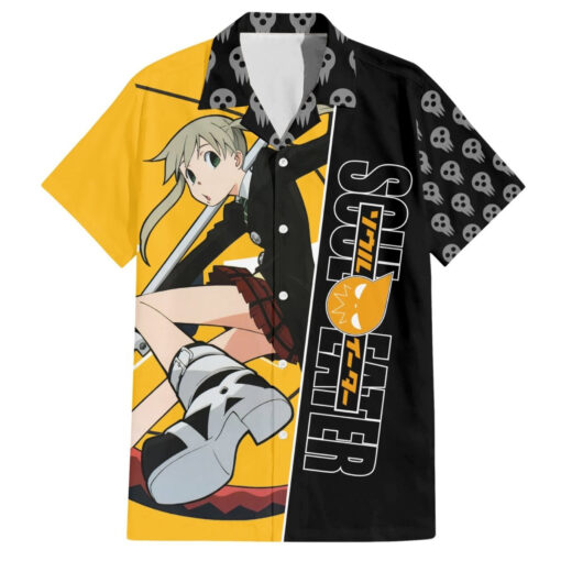 Chemise hawaïenne Maka Albarn - Soul Eater - avec motifs de crâne