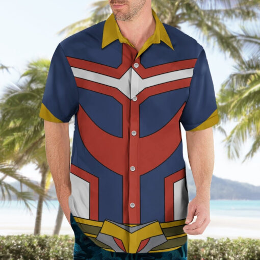 Chemise hawaïenne uniforme All Might – My Hero Academia – Image 3