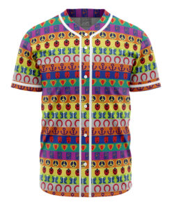 Maillot de baseball Motifs de Tous les Symboles JoJo’s Bizarre Adventure