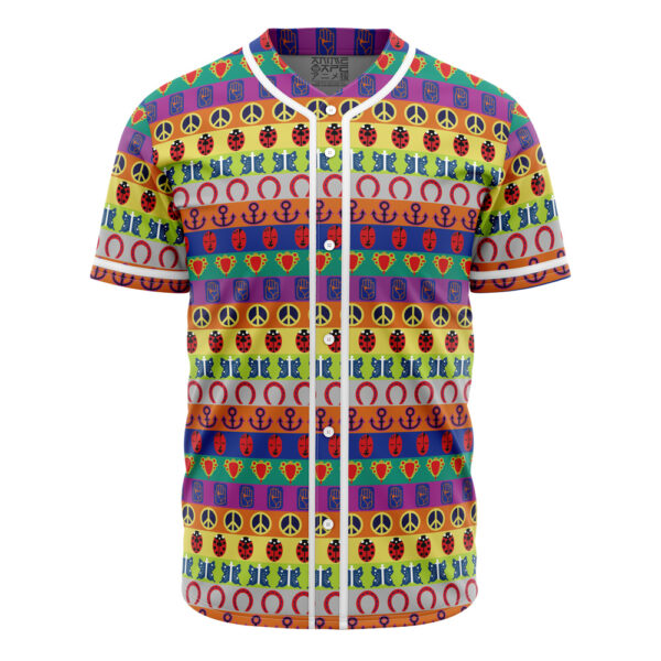 Maillot de baseball Motifs de Tous les Symboles JoJo’s Bizarre Adventure