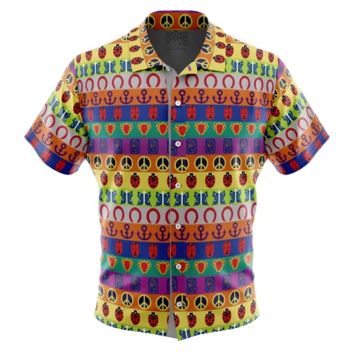 Chemise hawaïenne Motifs complets JoJo’s Bizarre Adventure