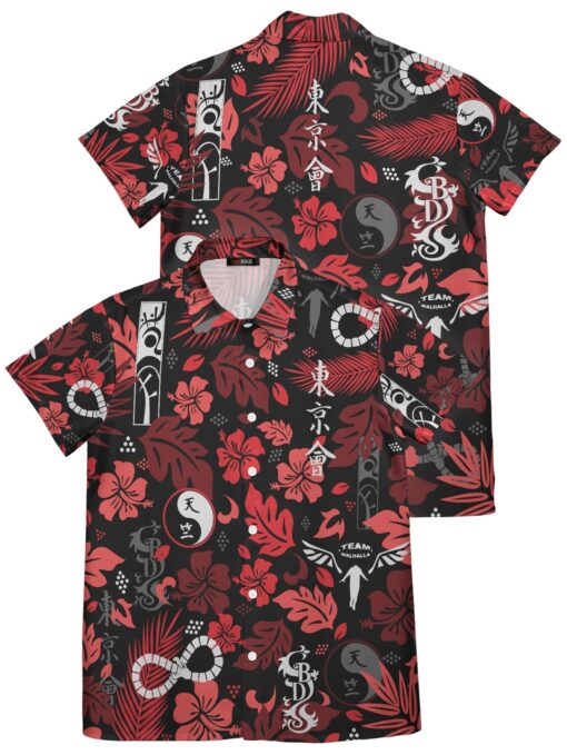 Chemise hawaïenne emblème Manjikai Aloha