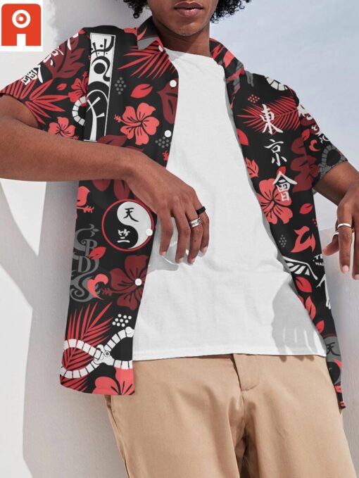 Chemise hawaïenne emblème Manjikai Aloha – Image 3