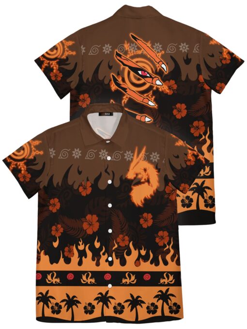 Chemise hawaïenne Naruto Kurama Aloha