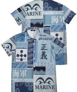Chemise hawaïenne Marine Aloha – One Piece