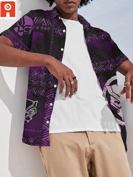 Chemise hawaïenne Wakanda Aloha – Image 3