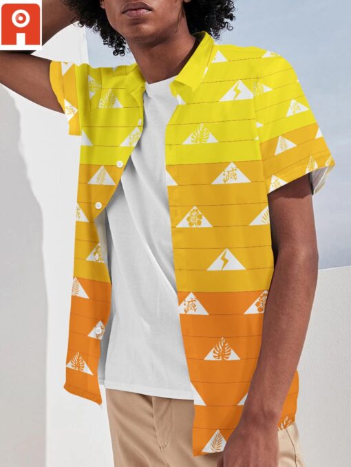 Chemise hawaïenne emblème Zenitsu Aloha – Image 3