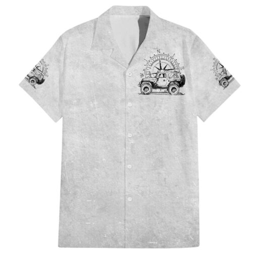 Chemise hawaïenne Jeep américaine – croquis – Image 2