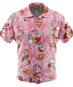 Chemise hawaïenne Amy Rose Sonic The Hedgehog