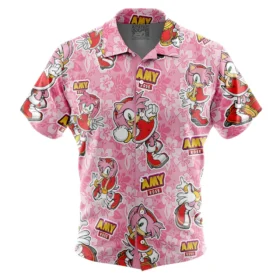 Chemise hawaïenne Amy Rose Sonic The Hedgehog