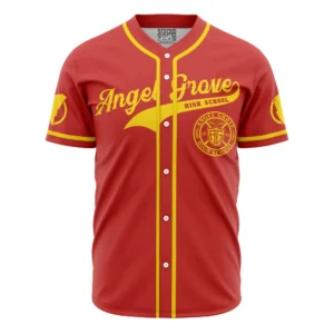 Maillot de baseball Angel Grove High School Power Rangers