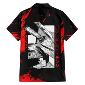 Chemise hawaïenne Chainsaw Man – monde obscur