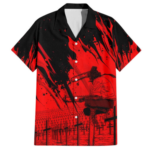 Chemise hawaïenne Chainsaw Man – monde obscur – Image 2