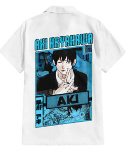 Chemise hawaïenne Aki Hayakawa – Chainsaw Man Streetwear