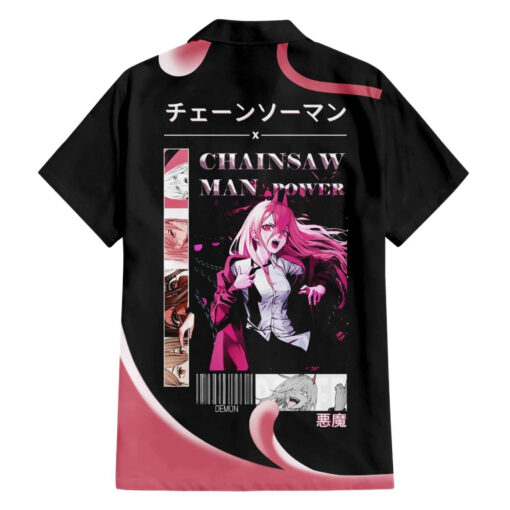 Chemise hawaïenne Power – Chainsaw Man Streetwear
