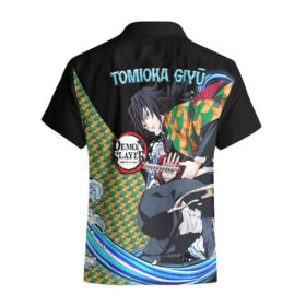 Chemise hawaïenne Giyuu Tomioka – Demon Slayer – streetwear