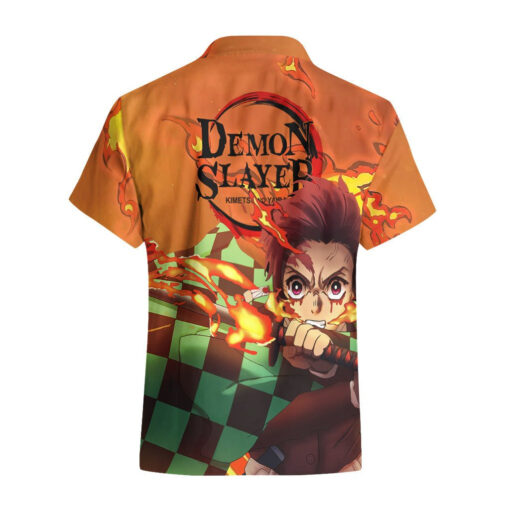 Chemise hawaïenne Kamado Tanjiro – Demon Slayer – Hinokami Kagura – Image 2