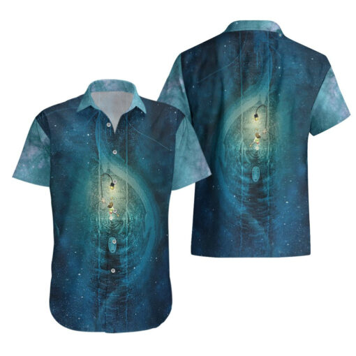 Chemise hawaïenne Chihiro – le voyage de Chihiro – train vers le monde des esprits