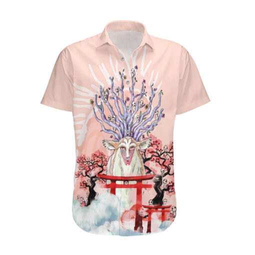 Chemise hawaïenne Princesse Mononoké – esprits de la forêt – Image 3