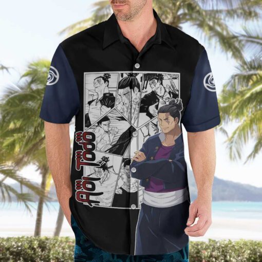 Chemise hawaïenne Aoi Todo – Jujutsu Kaisen (style manga) – Image 3