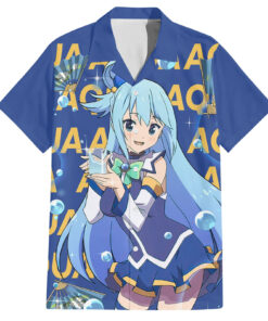 Chemise hawaïenne Aqua – Konosuba