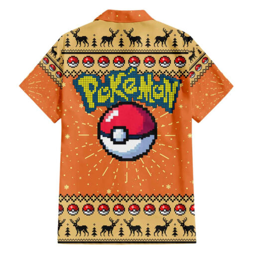 Chemise hawaïenne Arcanin Noël Pixel – Pokémon – Image 2